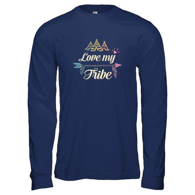 Love My Tribe-T-Shirt & Tank Top-Long Sleeve T-Shirt-Navy