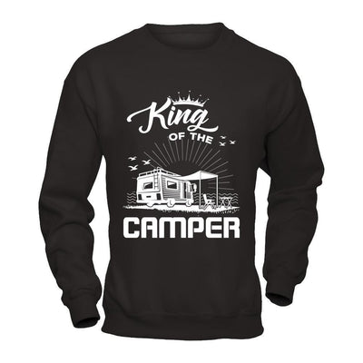 King Of The Camper-T-Shirt & Hoodie-Crewneck Sweatshirt-Black