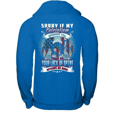 Sorry If My Patriotism Offends You Trust Me-T-Shirt & Hoodie-Pullover Hoodie-Royal
