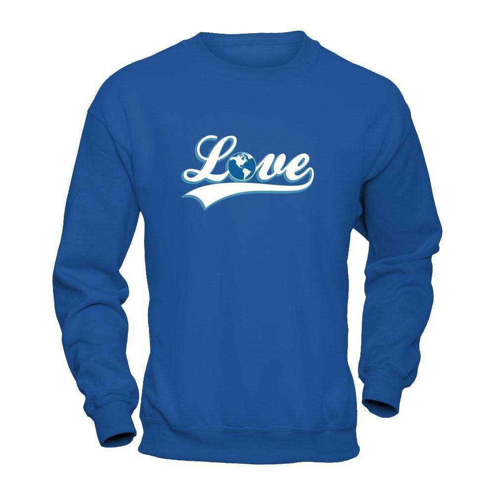 Love Mother Earth Day-T-Shirt & Hoodie-Crewneck Sweatshirt-Royal