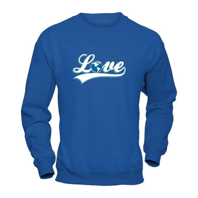 Love Mother Earth Day-T-Shirt & Hoodie-Crewneck Sweatshirt-Royal