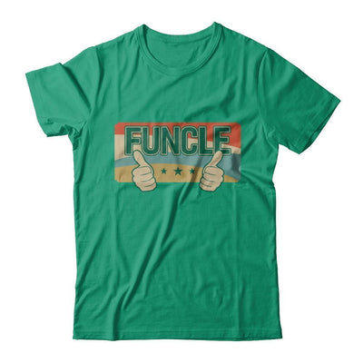 Vintage Retro Funcle Funny Uncle Only Cooler-T-Shirt & Sweatshirt-Classic T-Shirt-Kelly Green