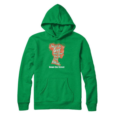 I'm The Crazy Redhead Down The Street-T-Shirt & Tank Top-Pullover Hoodie-Irish Green