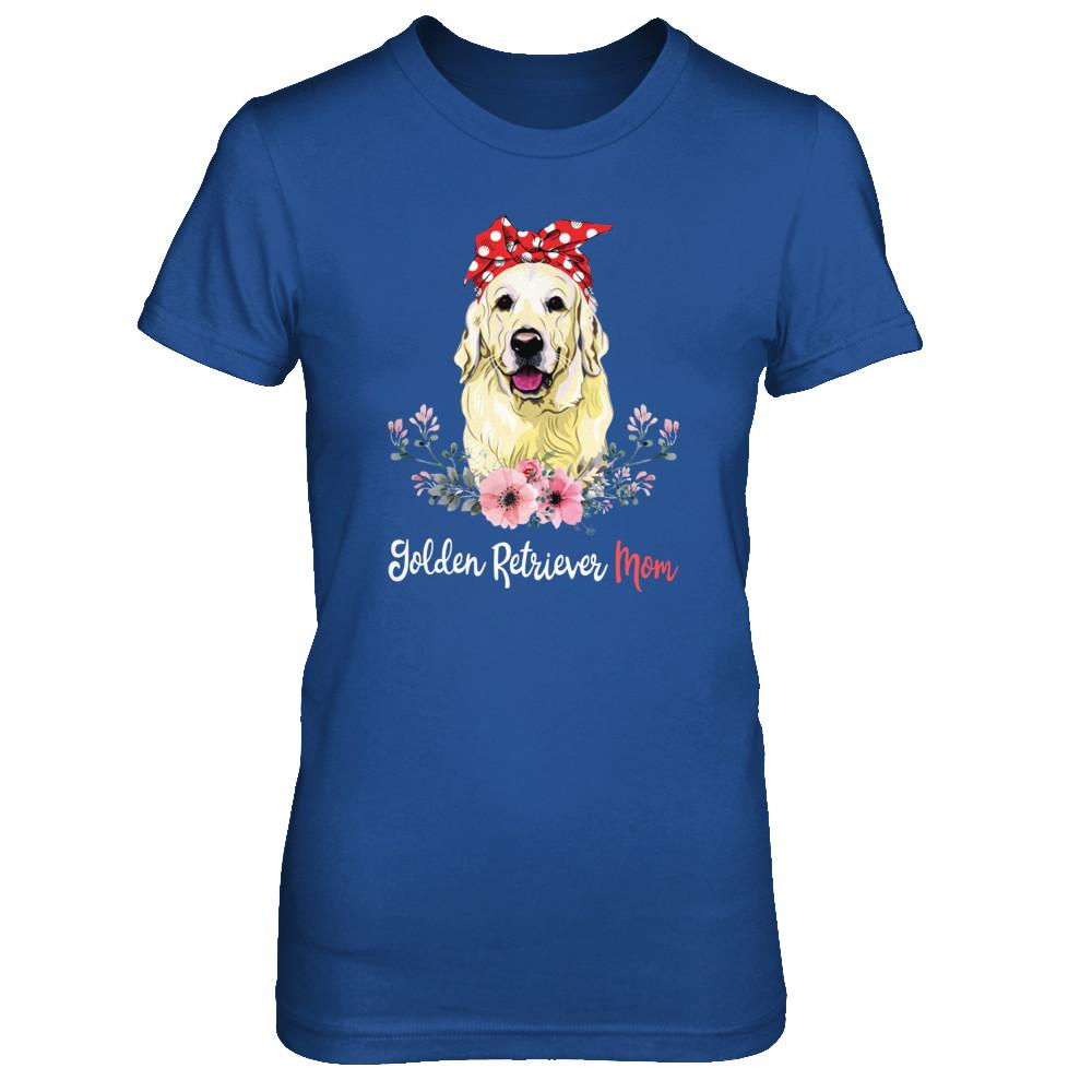 Golden Retriever Mom Gift For Women Dog Lover-T-Shirt & Hoodie-Women's T-Shirt-Royal