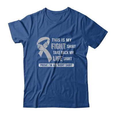 This Is My Fight Brain Cancer Diabetes Awareness-T-Shirt & Hoodie-Classic T-Shirt-Royal