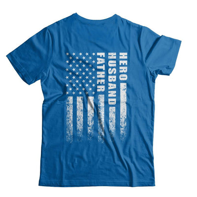 Veteran Soldier Husband Dad Hero Fathers Day Gift-T-Shirt & Hoodie-Classic T-Shirt-Royal