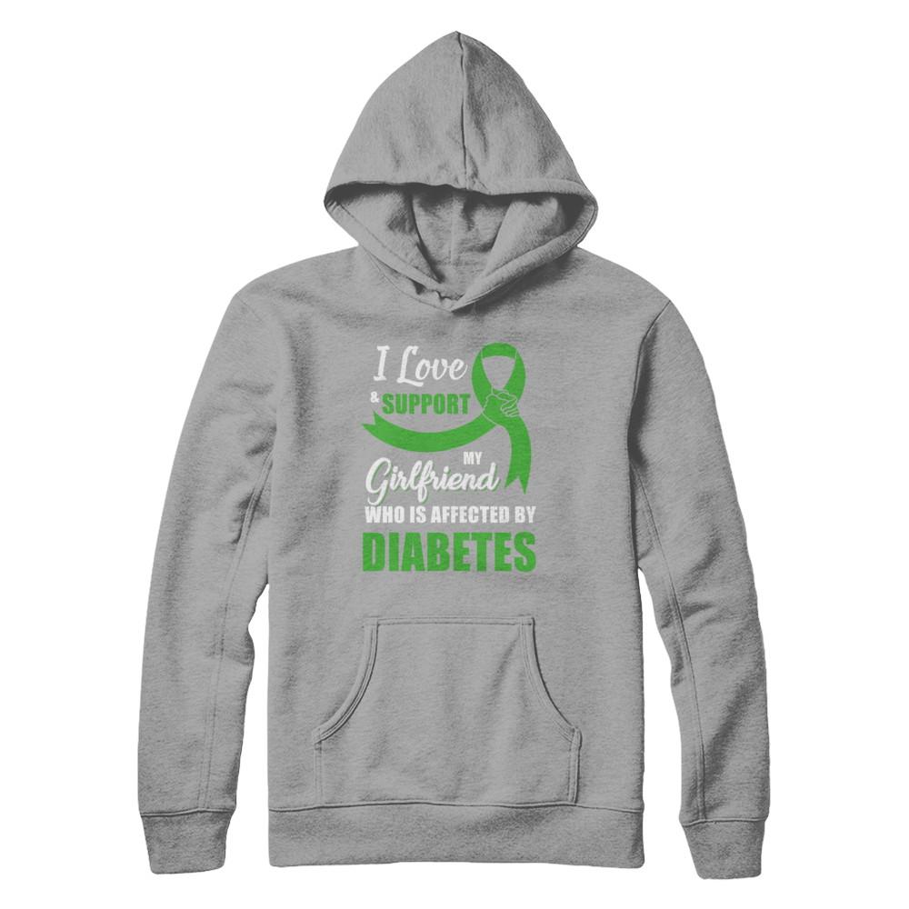 Lymphoma Awareness Support Green Girlfriend Boyfriend-T-Shirt & Hoodie-Pullover Hoodie-Light Steel
