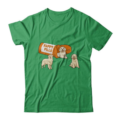 Retrievers Labrador Golden Happy Pills-T-Shirt & Hoodie-Premium T-Shirt-Kelly Green
