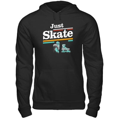Just Roller Skate-T-Shirt & Hoodie-Pullover Hoodie-Black