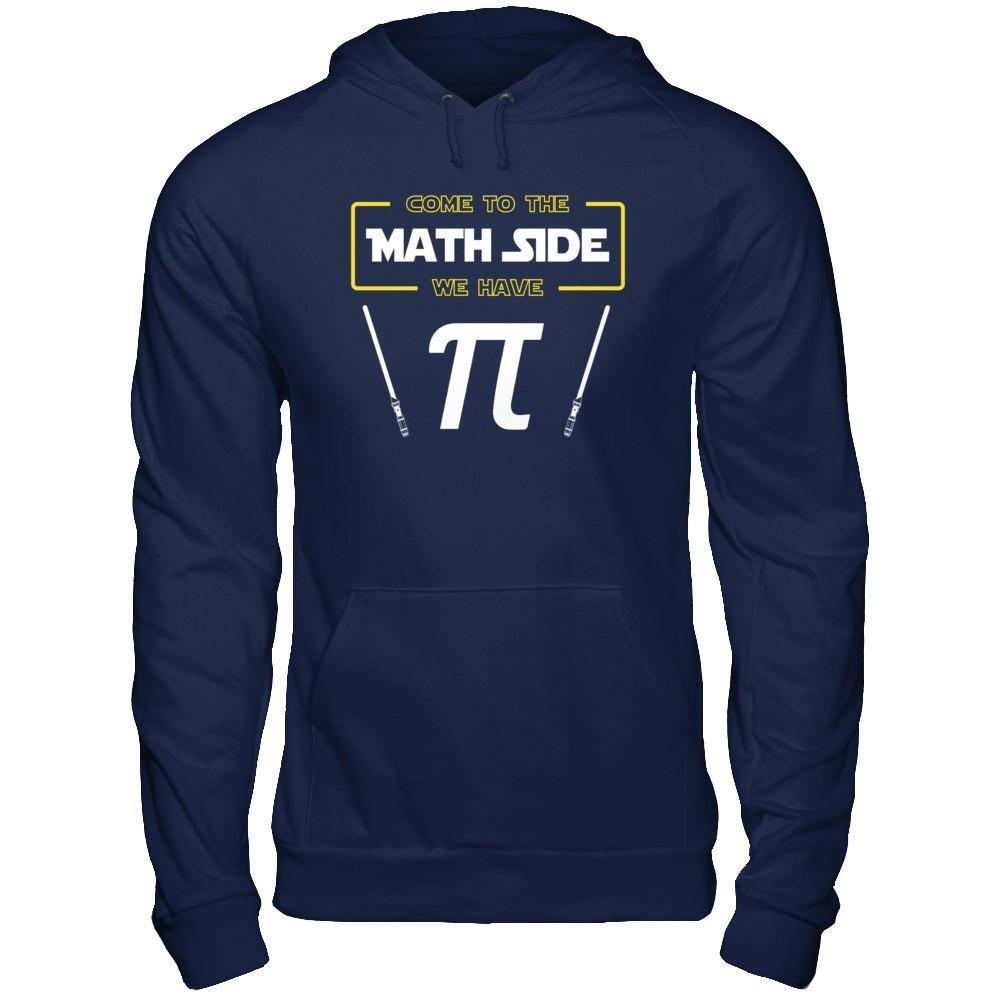 Come To The Math Side We Have Pi Day 2019-T-Shirt & Hoodie-Pullover Hoodie-Navy