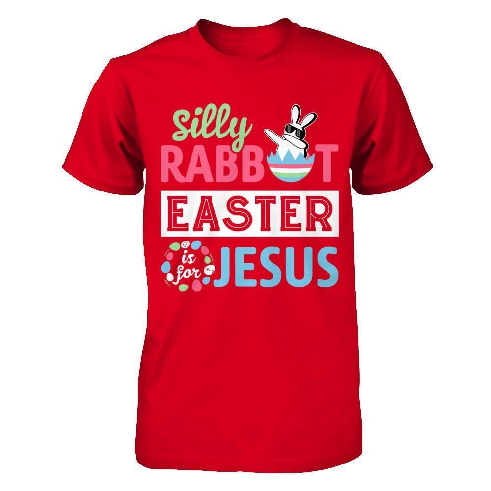 Dabbing Silly Rabbit Easter Is For Jesus-T-Shirt & Hoodie-