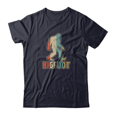 Classic Vintage Retro Style BigFoot-T-Shirt & Tank Top-Premium T-Shirt-Midnight Navy