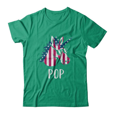 Patriotic Pop Unicorn Americorn 4Th Of July-T-Shirt & Hoodie-Classic T-Shirt-Kelly Green
