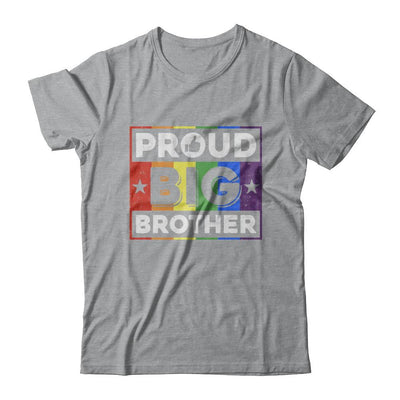 Proud Big Brother Gay Lesbian Pride Month LGBT-T-Shirt & Hoodie-Classic T-Shirt-Sport Grey