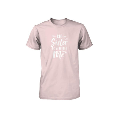 Big Sister To A Little Mister Baby Kid Shower Youth-Youth Shirt-Toddler T-Shirt-Pink