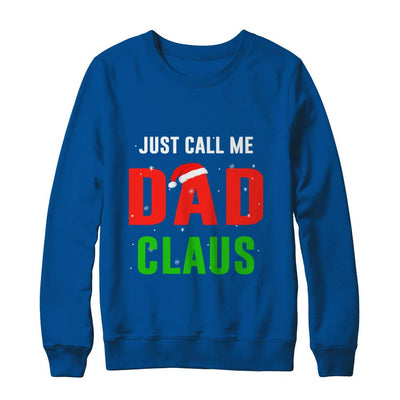 Santa Dad Claus Matching Family Christmas Pajamas-T-Shirt & Sweatshirt-Crewneck Sweatshirt-Deep Royal