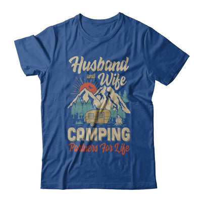 Husband And Wife Camping Partners For Life Camping-T-Shirt & Hoodie-Classic T-Shirt-Royal