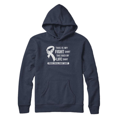 This Is My Fight Lung Cancer Awareness-T-Shirt & Hoodie-Pullover Hoodie-Navy