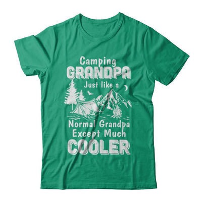 Camping Grandpa Except Much Cooler-T-Shirt & Hoodie-Classic T-Shirt-Kelly Green