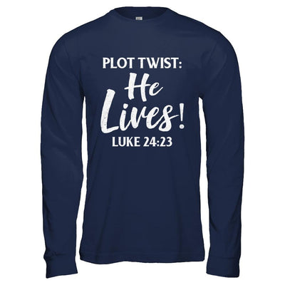 Plot Twist He Lives Christian-T-Shirt & Hoodie-