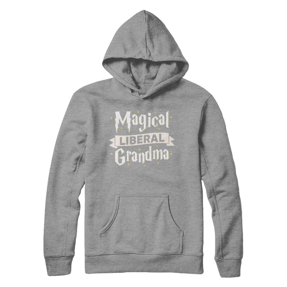 Magical Liberal Grandma-T-Shirt & Hoodie-Pullover Hoodie-Sport Grey