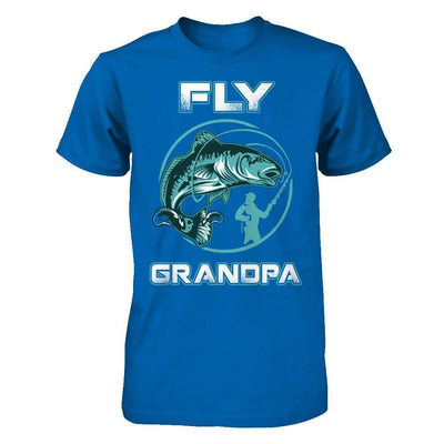 Fly Fishing Grandpa-T-Shirt & Hoodie-Classic T-Shirt-Royal