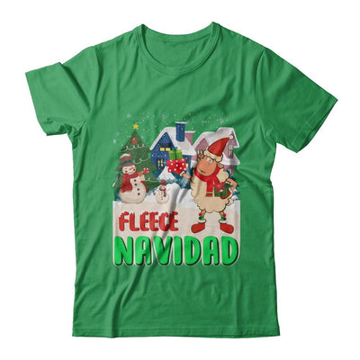 Fleece Navidad Sheep Lamb Christmas Gifts Spanish-T-Shirt & Sweatshirt-Premium T-Shirt-Kelly Green