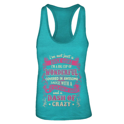 I'm Not Just A July Girl Birthday Gifts-T-Shirt & Tank Top-Women's Ideal Racerback Tank-Tahiti Blue