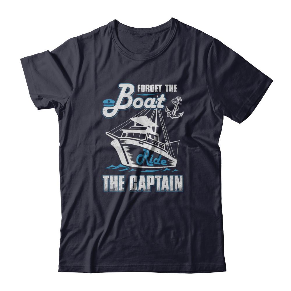 Forget The Boat Ride The Captain-T-Shirt & Tank Top-Premium T-Shirt-Midnight Navy
