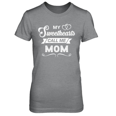 My Sweethearts Call Me Mom-T-Shirt & Hoodie-Women's T-Shirt-Sport Grey