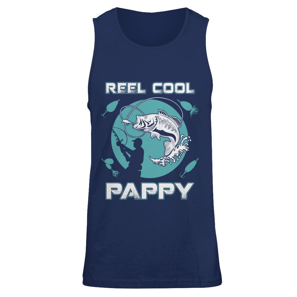 Reel Cool Pappy-T-Shirt & Hoodie-Unisex Tank-Navy