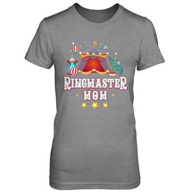 Ringmaster Mom Circus Carnival Children Party-T-Shirt & Hoodie-Women's T-Shirt-Sport Grey