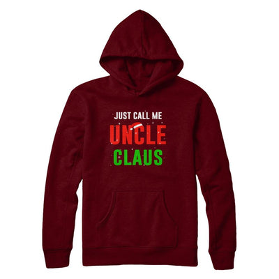 Santa Uncle Claus Matching Family Christmas Pajamas-T-Shirt & Sweatshirt-Pullover Hoodie-Maroon