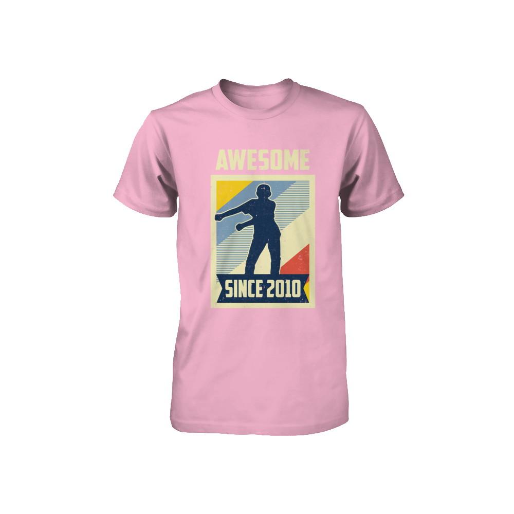 Vintage Floss 11th 2010 Birthday Gift for 11 Years Old Youth-Youth Shirt-Toddler T-Shirt-Pink