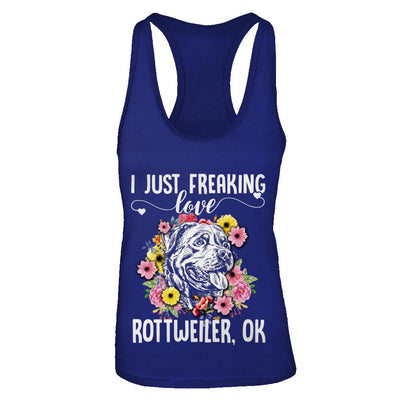 Dog I Just Freaking Love Rottweiler-T-Shirt & Tank Top-