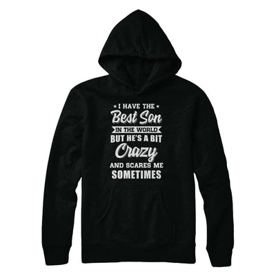 I Have The Best Son In The World Dad Fathers Day-T-Shirt & Hoodie-Pullover Hoodie-Black