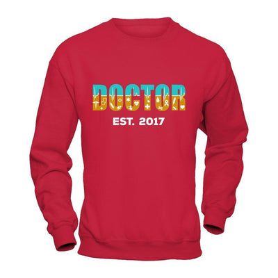Medical School Graduation Doctor 2017-T-Shirt & Hoodie-Crewneck Sweatshirt-Red