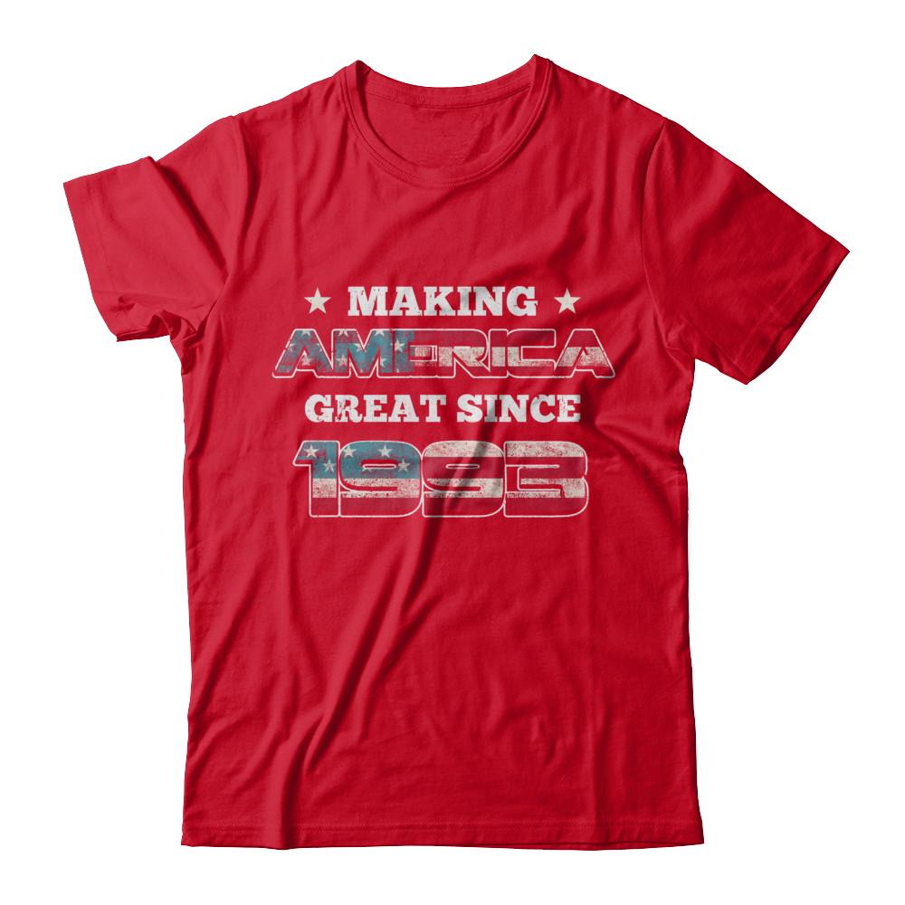 Making America Great Since 1993 28th Birthday-T-Shirt & Hoodie-Premium T-Shirt-Red