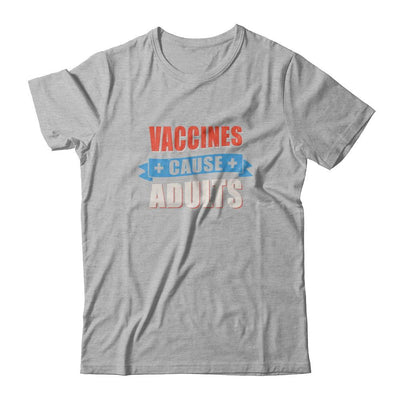 Vaccines Cause Adults-T-Shirt & Tank Top-Premium T-Shirt-Heather Gray