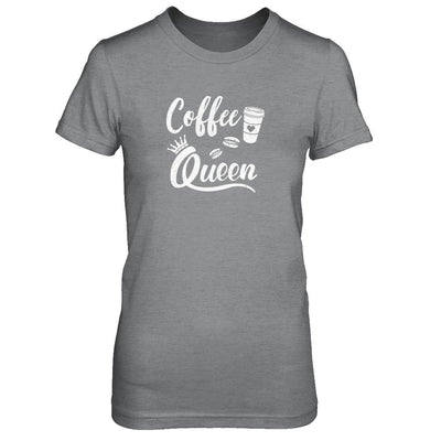Coffee Queen Coffee Queen Funny-T-Shirt & Tank Top-Women's T-Shirt-Sport Grey