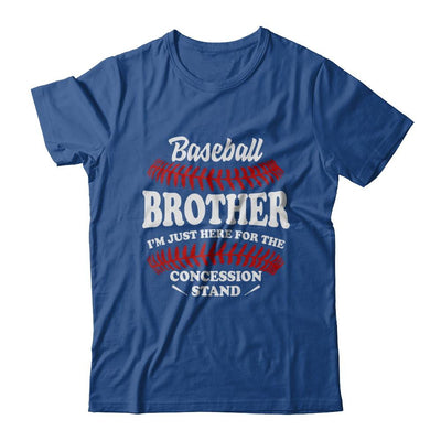 Baseball Brother I'm Just Here For The Concession Stand-T-Shirt & Hoodie-Classic T-Shirt-Royal