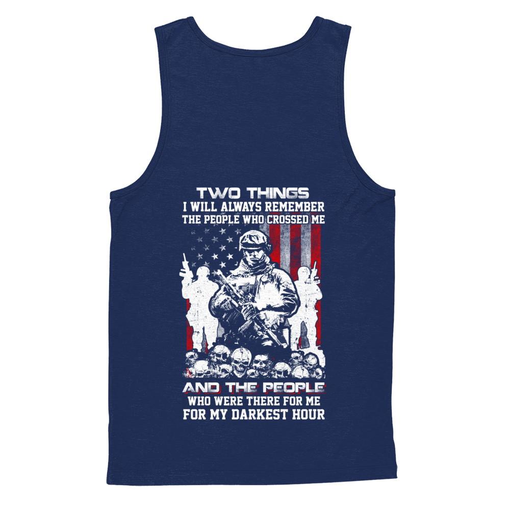Veteran Soldier Who Were There For Me For My Darkest Hour-T-Shirt & Hoodie-Unisex Tank-Navy