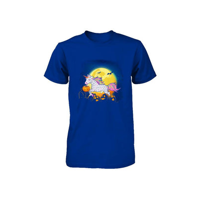Halloween Pumpkin Unicorn Gift For Kids Girls Youth-Youth Shirt-