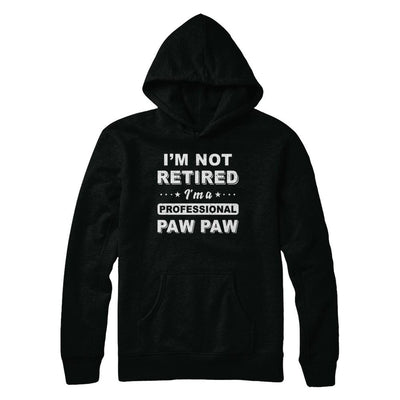 I'm Not Retired A Professional Paw Paw Father Day Gift-T-Shirt & Hoodie-Pullover Hoodie-Black