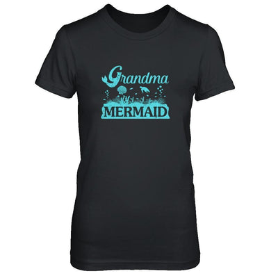 Grandma Mermaid-T-Shirt & Tank Top-Women's T-Shirt-Black