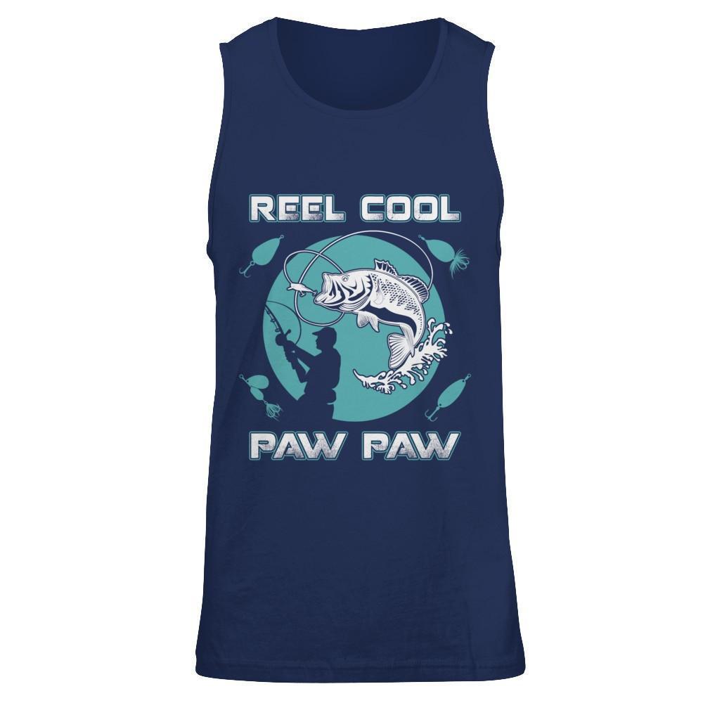Reel Cool Paw Paw-T-Shirt & Hoodie-Unisex Tank-Navy