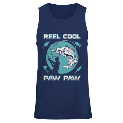 Reel Cool Paw Paw-T-Shirt & Hoodie-Unisex Tank-Navy