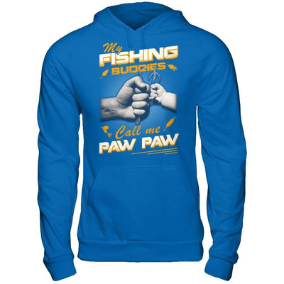 My Fishing Buddies Call Me Paw Paw-T-Shirt & Hoodie-Pullover Hoodie-Royal