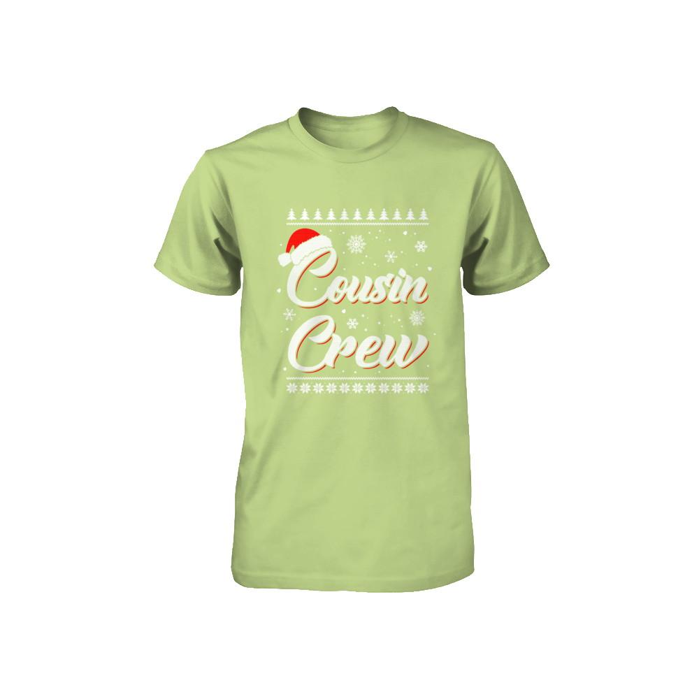 Matching Family Christmas Cousin Crew Ugly Sweater Youth-Youth Shirt-Toddler T-Shirt-Key Lime