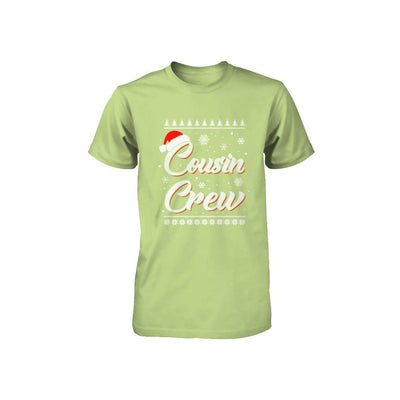 Matching Family Christmas Cousin Crew Ugly Sweater Youth-Youth Shirt-Toddler T-Shirt-Key Lime